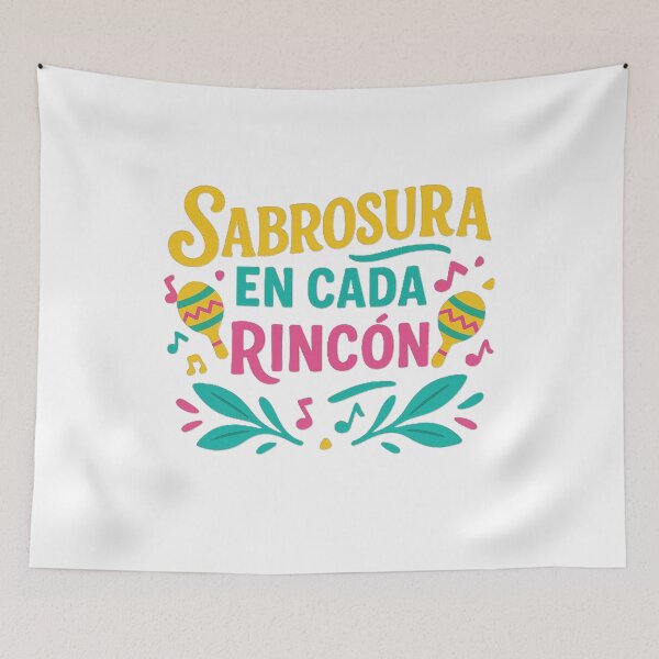 Item preview, Flavor in Every Corner – Tropical Latin Vibes Design designed and sold by Wander Vibes.
