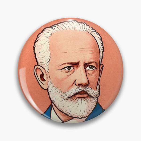 Item preview, Pyotr Ilyich Tchaikovsky (Пётр Ильи́ч Чайко́вский) designed and sold by Steffani Lehmann.