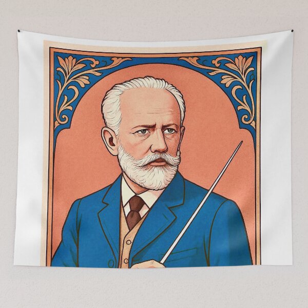 Item preview, Pyotr Ilyich Tchaikovsky (Пётр Ильи́ч Чайко́вский) designed and sold by Steffani Lehmann.