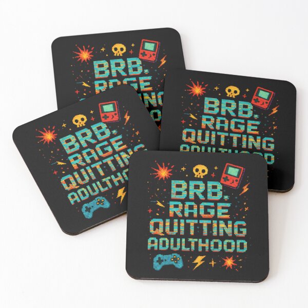 Item preview, Funny Gamer - Brb, Rage Quitting Adulthood designed and sold by DemureArtsy.