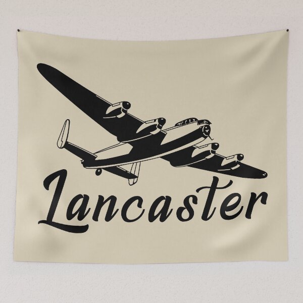 Item preview, Lancaster Bomber WW2 British Plane Flying Silhouette designed and sold by MilitaryMart.