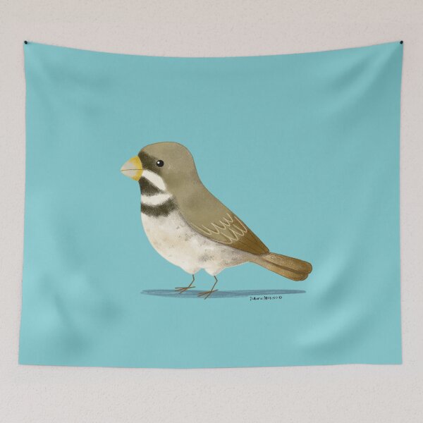 Item preview, Double Collared Seedeater  designed and sold by julianamotzko.