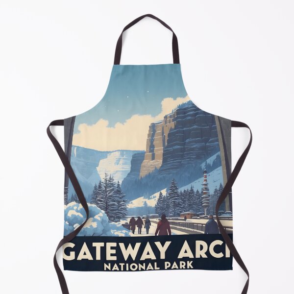 Item preview, Gateway Arch National Park USA Vintage Travel Tourism designed and sold by TravelersGems.