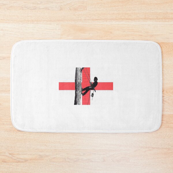 Item preview, Arborist Tree Surgeon chainsaw St Geoges flag  designed and sold by Gordon Lavender.
