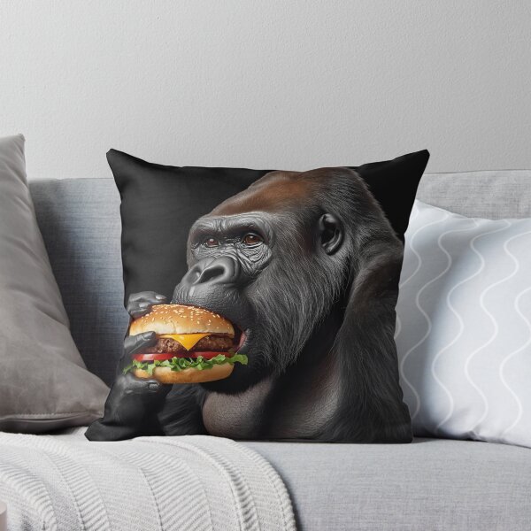 Item preview, Urban Jungle Feast – Gorilla Burger Attack designed and sold by Art-Design-EM.