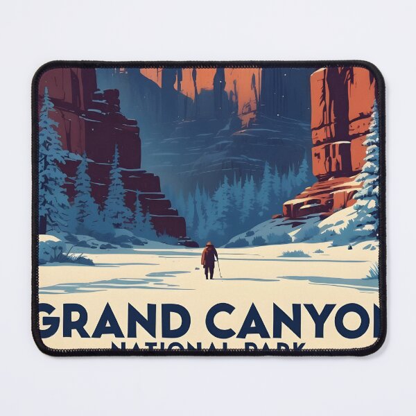 Item preview, Grand Canyon National Park Winter USA Vintage Travel Tourism designed and sold by TravelersGems.