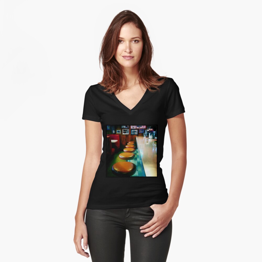 Item preview, Fitted V-Neck T-Shirt designed and sold by jdempsey.