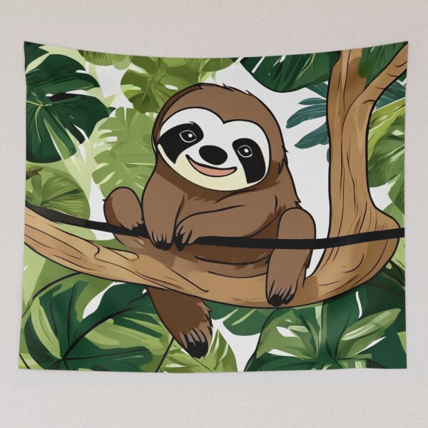 Item preview, Lazy Sloth in Action designed and sold by Zofia Sosnecka.