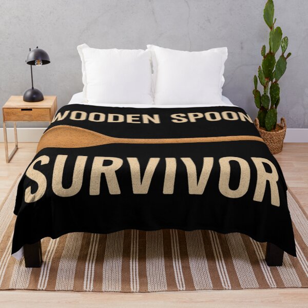 Item preview, Wooden Spoon Survivor Shirt designed and sold by Driftwood77.