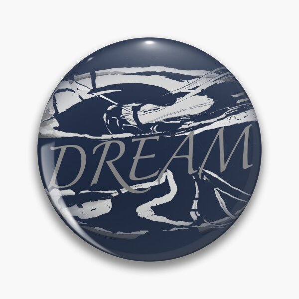 Item preview, "Dream" Abstract Silver Design on Navy designed and sold by Psychmaster.