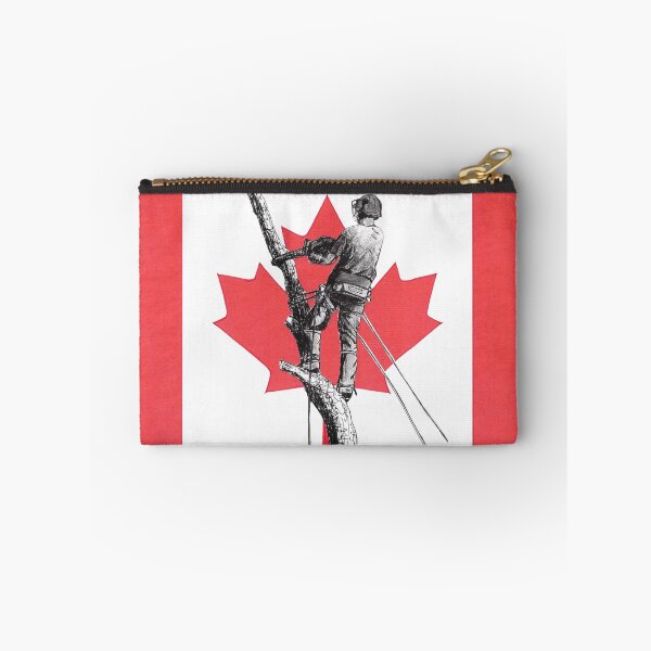 Item preview, Arborist / Tree Surgeon Canadian Flag Chainsaw gift present designed and sold by Gordon Lavender.
