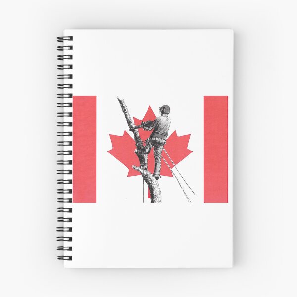 Item preview, Arborist / Tree Surgeon Canadian Flag Chainsaw gift present designed and sold by Gordon Lavender.