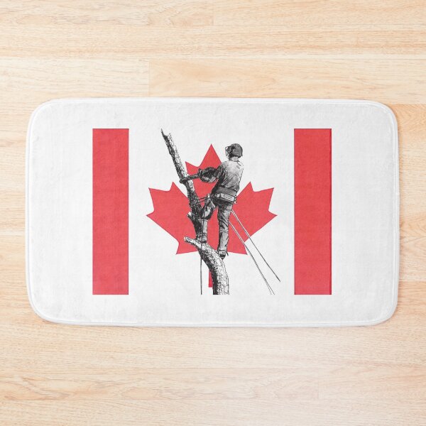 Item preview, Arborist / Tree Surgeon Canadian Flag Chainsaw gift present designed and sold by Gordon Lavender.