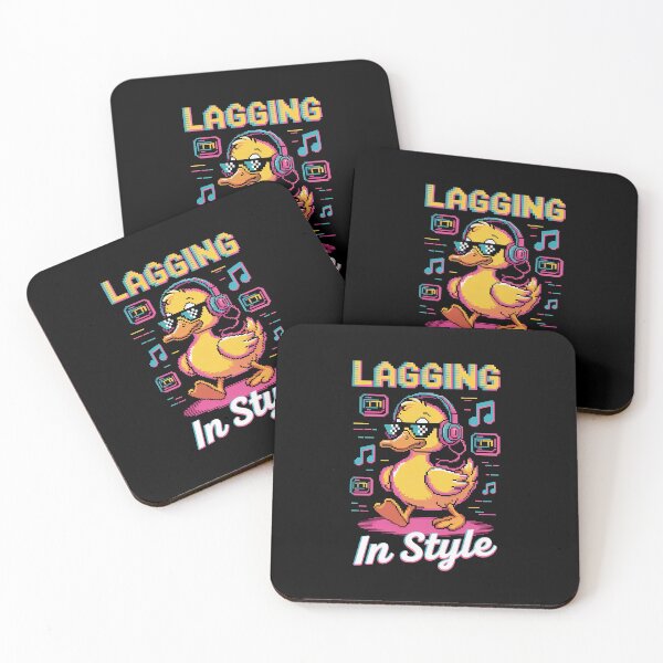 Item preview, Lagging in Style – Retro Pixel Duck Gamer designed and sold by Enea Kelo.