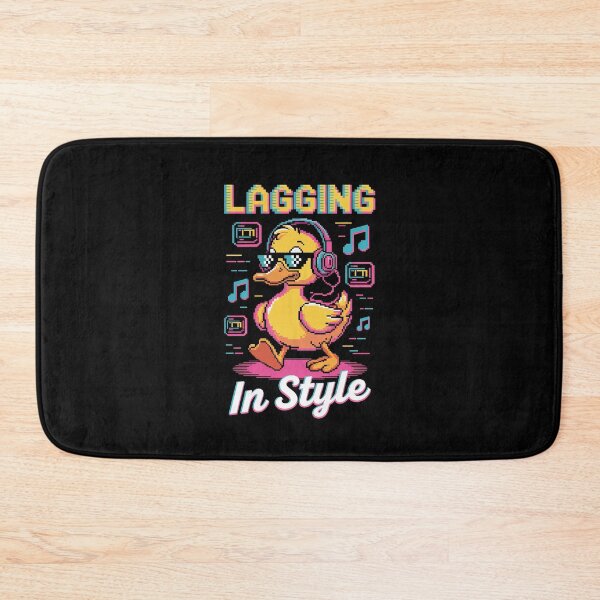 Item preview, Lagging in Style – Retro Pixel Duck Gamer designed and sold by Enea Kelo.