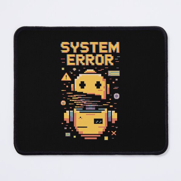 Item preview, System Error – Glitched Pixel Robot designed and sold by Enea Kelo.