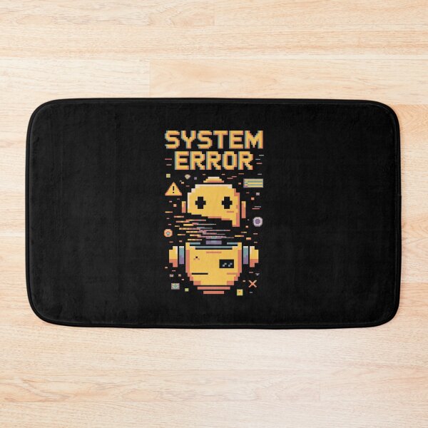 Item preview, System Error – Glitched Pixel Robot designed and sold by Enea Kelo.