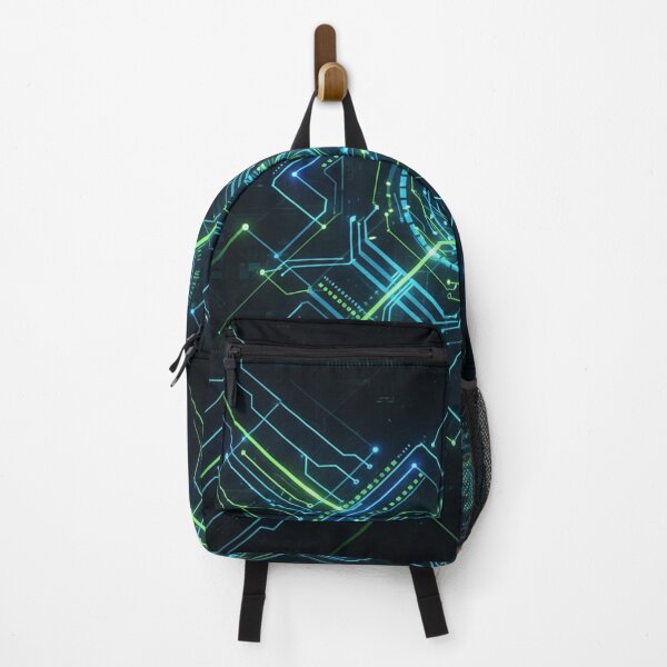 Item preview, Futuristic Glowing Circuit Pattern designed and sold by Simplybe1.