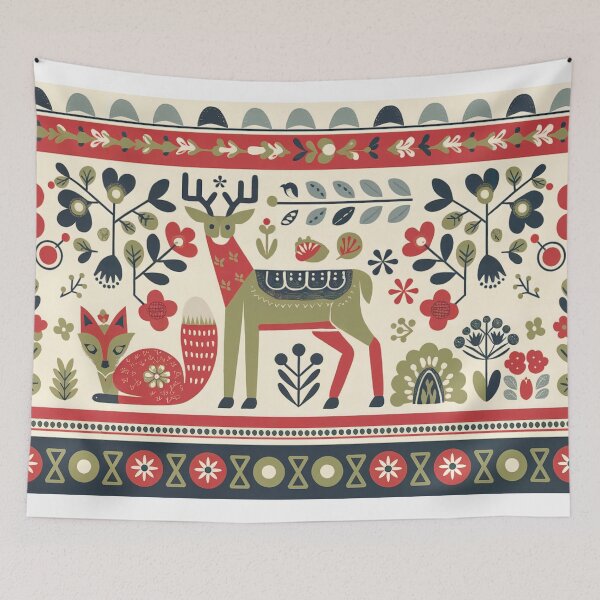 Item preview, Scandinavian Botanical Wall Art Poster – Minimalist Nordic Plant Print designed and sold by jazzyfunky.