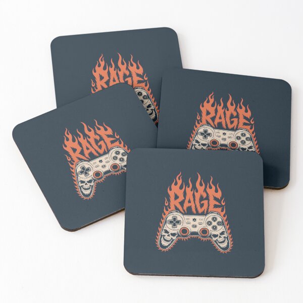 Item preview, Rage Controller – Flames and Skulls designed and sold by Enea Kelo.