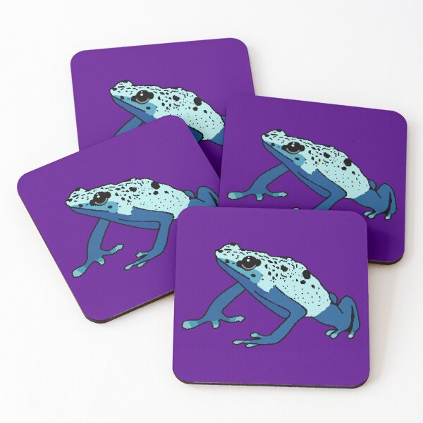 Item preview, Blue Poison Dart frog designed and sold by Leapingdoe.