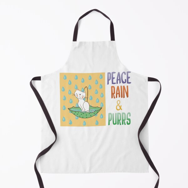 Item preview, Peace, rain, and purrs: an adorable cat illustration for rainy days, a relaxing atmosphere, and cat lovers. designed and sold by Martapp.