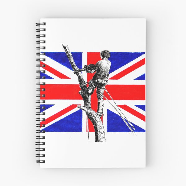 Item preview, Arborist / Tree Surgeon chainsaw Union Jack  designed and sold by Gordon Lavender.