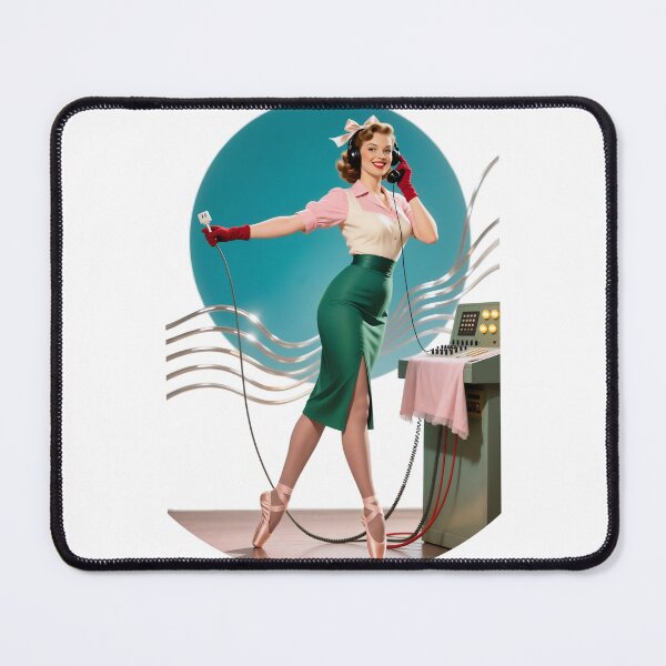 Item preview, Vintage Pinup Switchboard Star – 1940s Retro Power & Glamour designed and sold by Lightning-Lace.