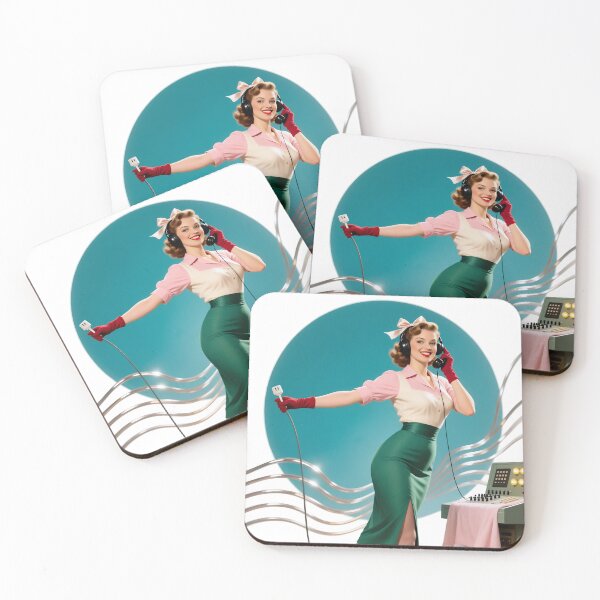 Item preview, Vintage Pinup Switchboard Star – 1940s Retro Power & Glamour designed and sold by Lightning-Lace.