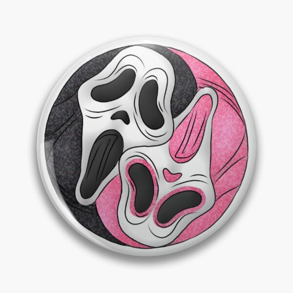 Item preview, Ghost face yin and yang designed and sold by mysteriosupafan.