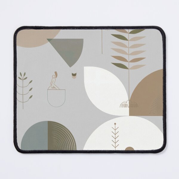 Item preview, Scandinavian Boho Abstract Poster – Neutral Minimalist Nordic Print designed and sold by jazzyfunky.