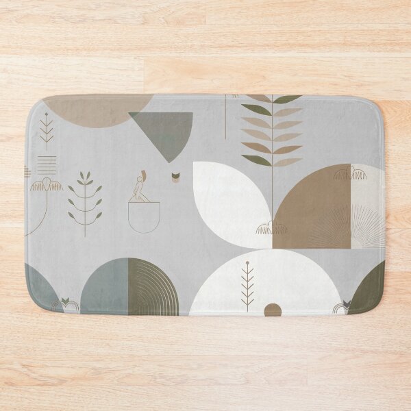 Item preview, Scandinavian Boho Abstract Poster – Neutral Minimalist Nordic Print designed and sold by jazzyfunky.