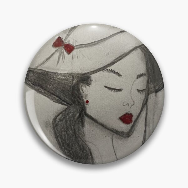 Item preview, „Gezeichnete Frau – Kunst auf Papier“ : „Drawn Woman – Art on Paper“ designed and sold by Yaroplanner.