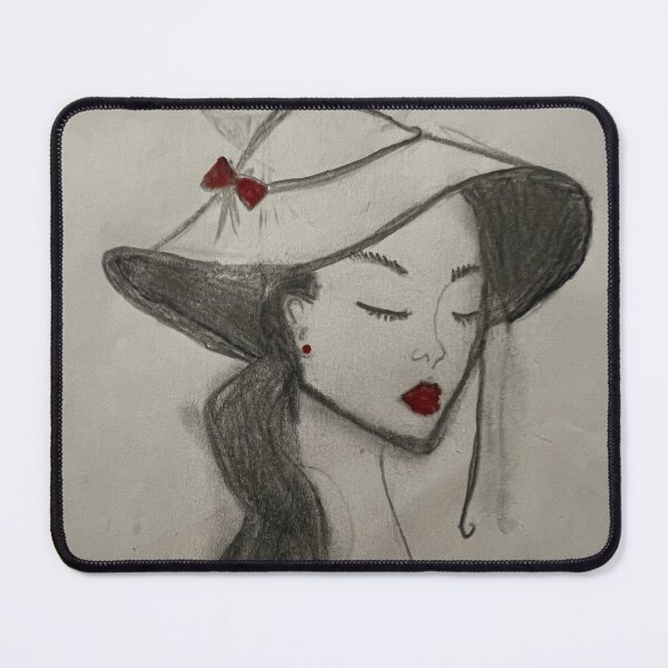 Item preview, „Gezeichnete Frau – Kunst auf Papier“ : „Drawn Woman – Art on Paper“ designed and sold by Yaroplanner.