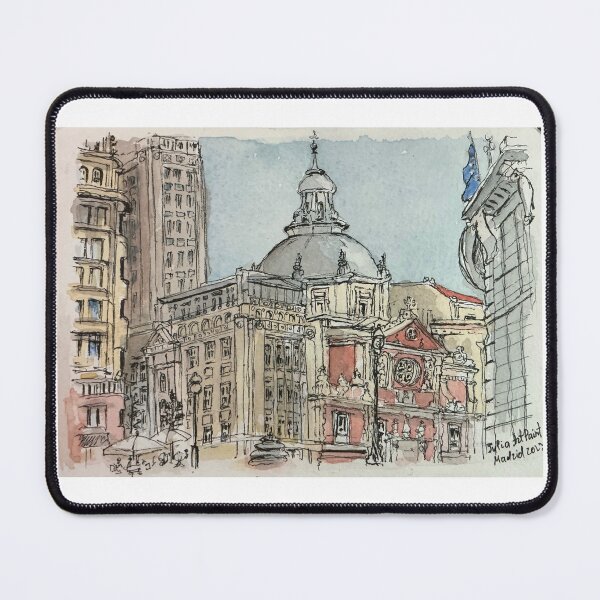 Item preview, The Street of Madrid Sevilia designed and sold by Julia's Print Studio .