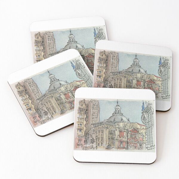 Item preview, The Street of Madrid Sevilia designed and sold by Julia's Print Studio .