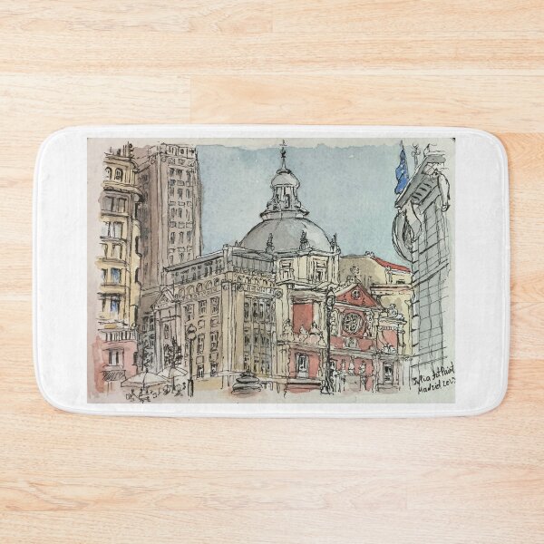 Item preview, The Street of Madrid Sevilia designed and sold by Julia's Print Studio .