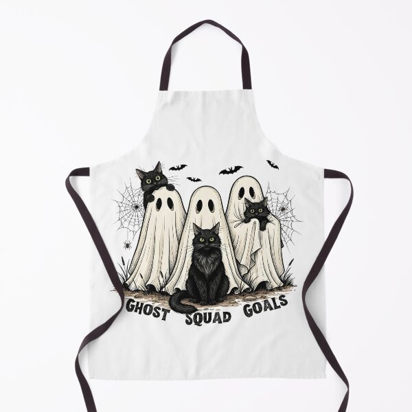 Item preview, Ghost Squad Goals – Funny Black Cat Ghost Cute Halloween Design designed and sold by Witty Kitty Creations.