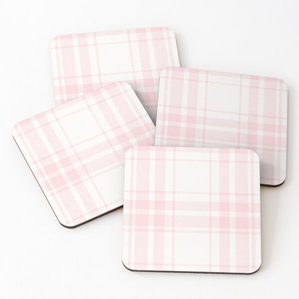 Item preview, Coquette Baby Pink Plaid Aesthetic Pattern designed and sold by bunnyreeaa.