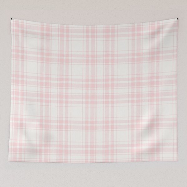 Item preview, Coquette Baby Pink Plaid Aesthetic Pattern designed and sold by bunnyreeaa.
