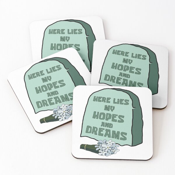 Item preview, HERE LiES MY HOPES AND DREAMS designed and sold by HHQRHH.