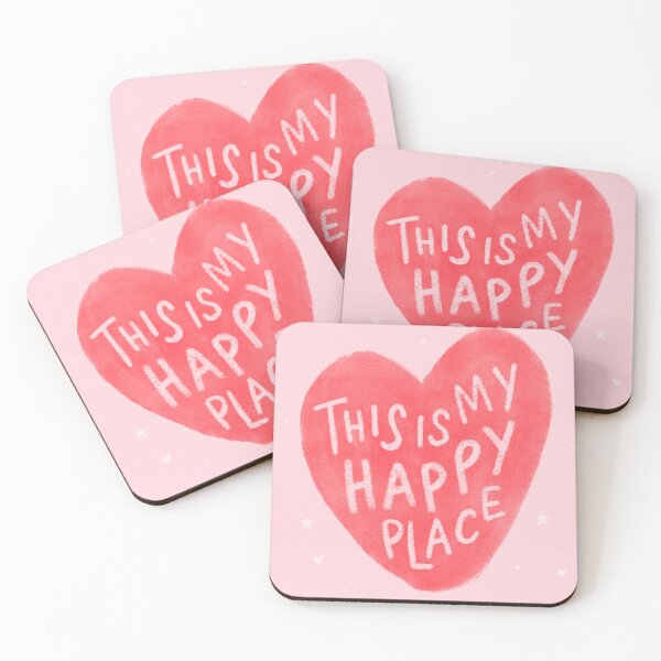 Item preview, This Is My Happy Place Heart Illustration designed and sold by LiseArtisti.