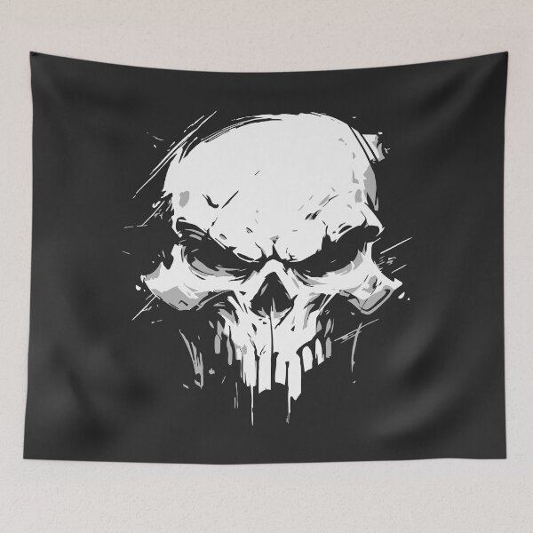 Item preview, White Punish Skull designed and sold by Rotark.