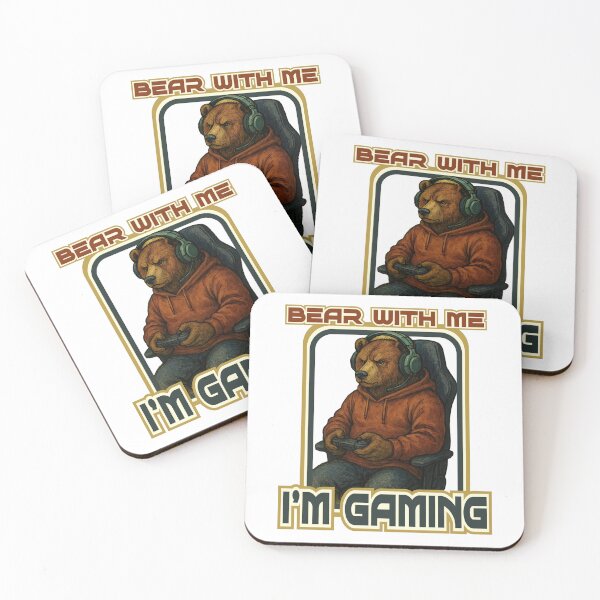 Item preview, Bear With Me I’m Gaming designed and sold by caracatita75.