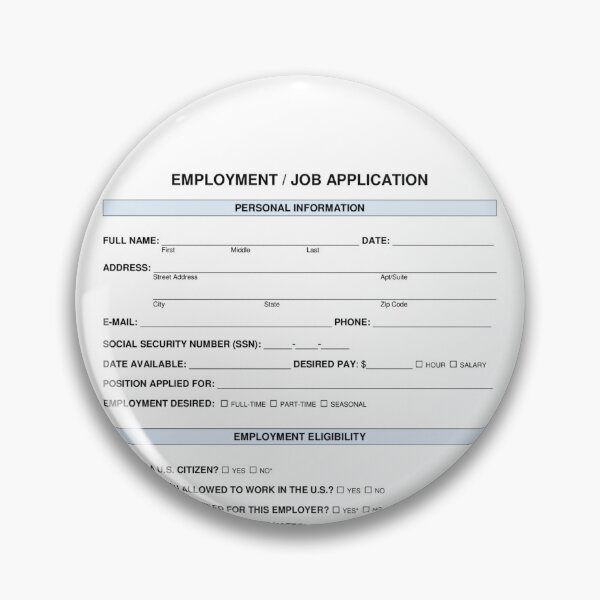 Item preview, Job Application Meme designed and sold by Emizzy.