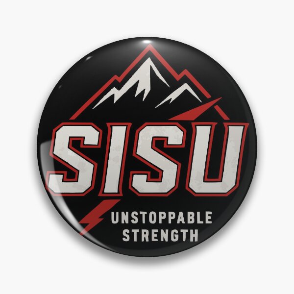 Item preview, SISU – Unstoppable Strength on Black designed and sold by Silent Watch Threads..