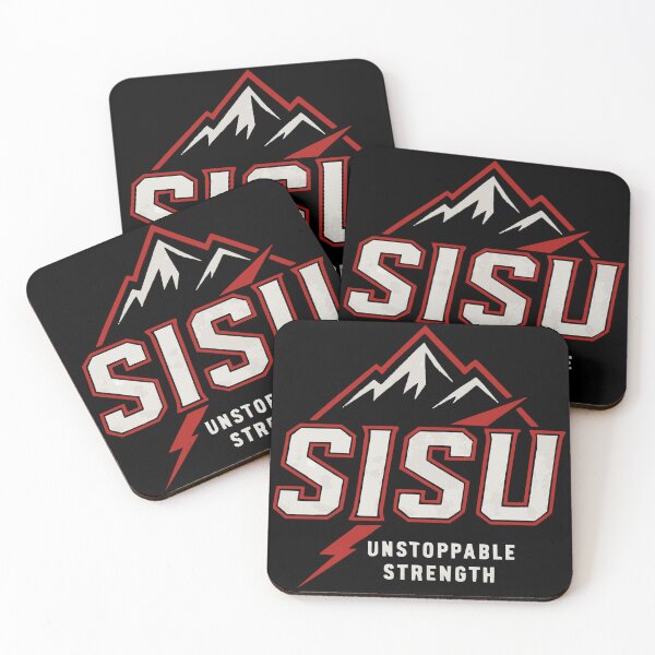 Item preview, SISU – Unstoppable Strength on Black designed and sold by Silent Watch Threads..