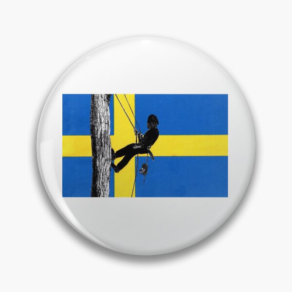 Item preview, Arborist Tree Surgeon Sweden Chainsaw Nordic cross designed and sold by Gordon Lavender.