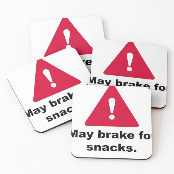 Item preview, Funny Driving Shirt – May Brake for Snacks Quote T-Shirt Gift for Drivers designed and sold by FlamoArt.