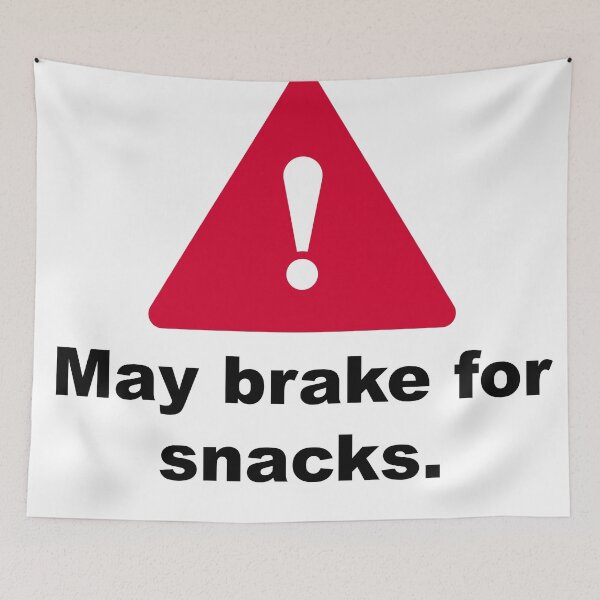 Item preview, Funny Driving Shirt – May Brake for Snacks Quote T-Shirt Gift for Drivers designed and sold by FlamoArt.